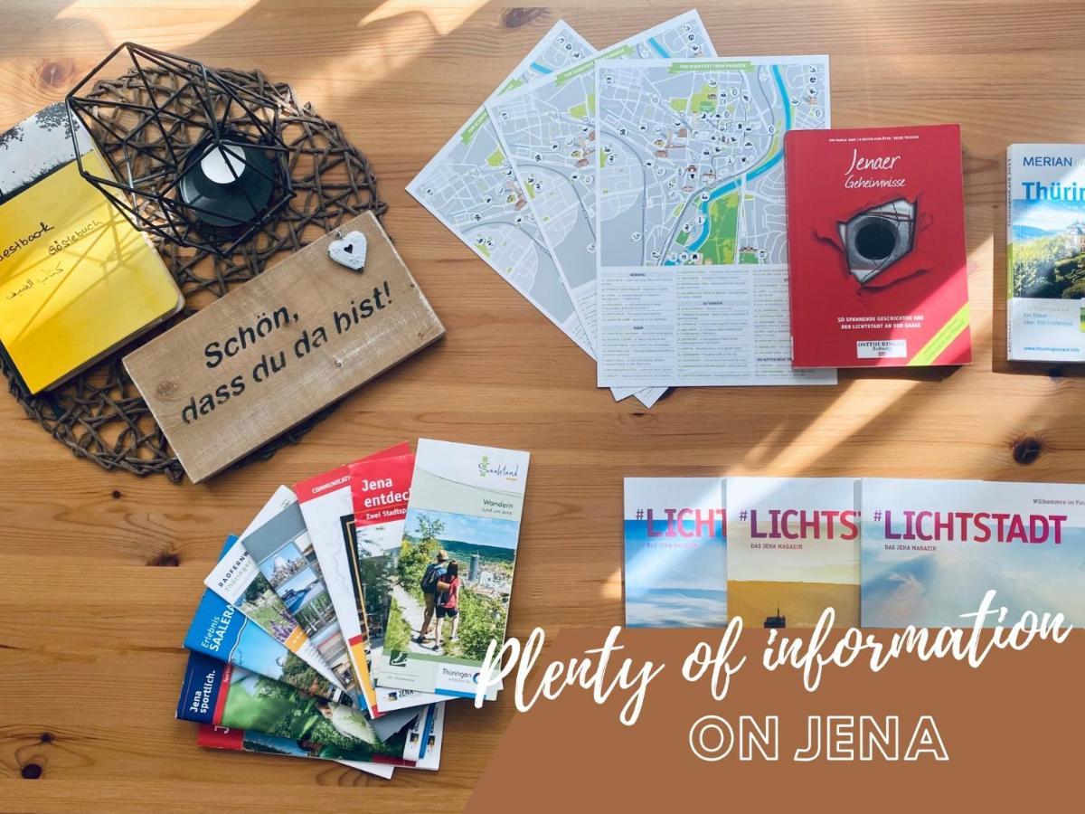 Zentral & Ruhig, Ideal Fuer Home Office Mit Garten Jena Dış mekan fotoğraf